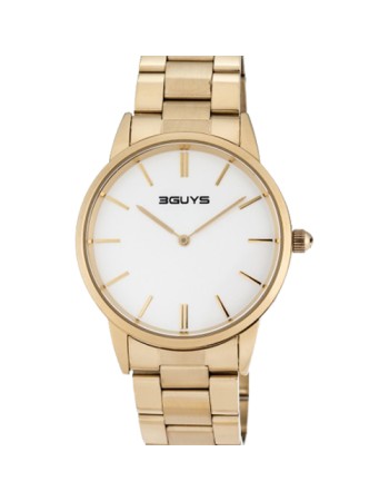Ρολόι 3GUYS Gold Stainless Steel Bracelet - 3G03303