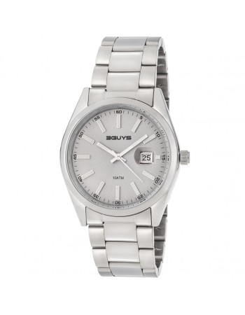 Ρολόι 3GUYS Silver Stainless Steel Bracelet - 3G15002