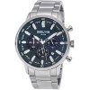 Ρολόι 3GUYS Chronograph Silver Stainless Steel Bracelet - 3G27004