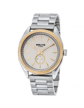 Ρολόι 3GUYS Silver Stainless Steel Bracelet - 3G82021