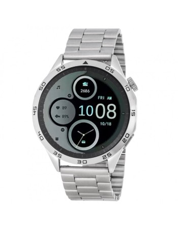 Ρολόι 3GUYS Unisex Smartwatch Silver Stainless Steel Bracelet - 3GW2904