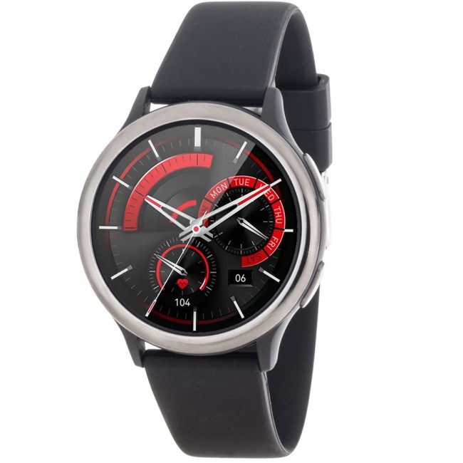 Ρολόι 3GUYS Unisex Smartwatch Black Rubber Strap - 3GW3521