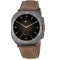 Ρολόι 3GUYS Smartwatch Brown Leather Strap