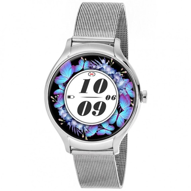 Ρολόι 3GUYS Smartwatch Silver Stainless Steel Bracelet - 3GW5133