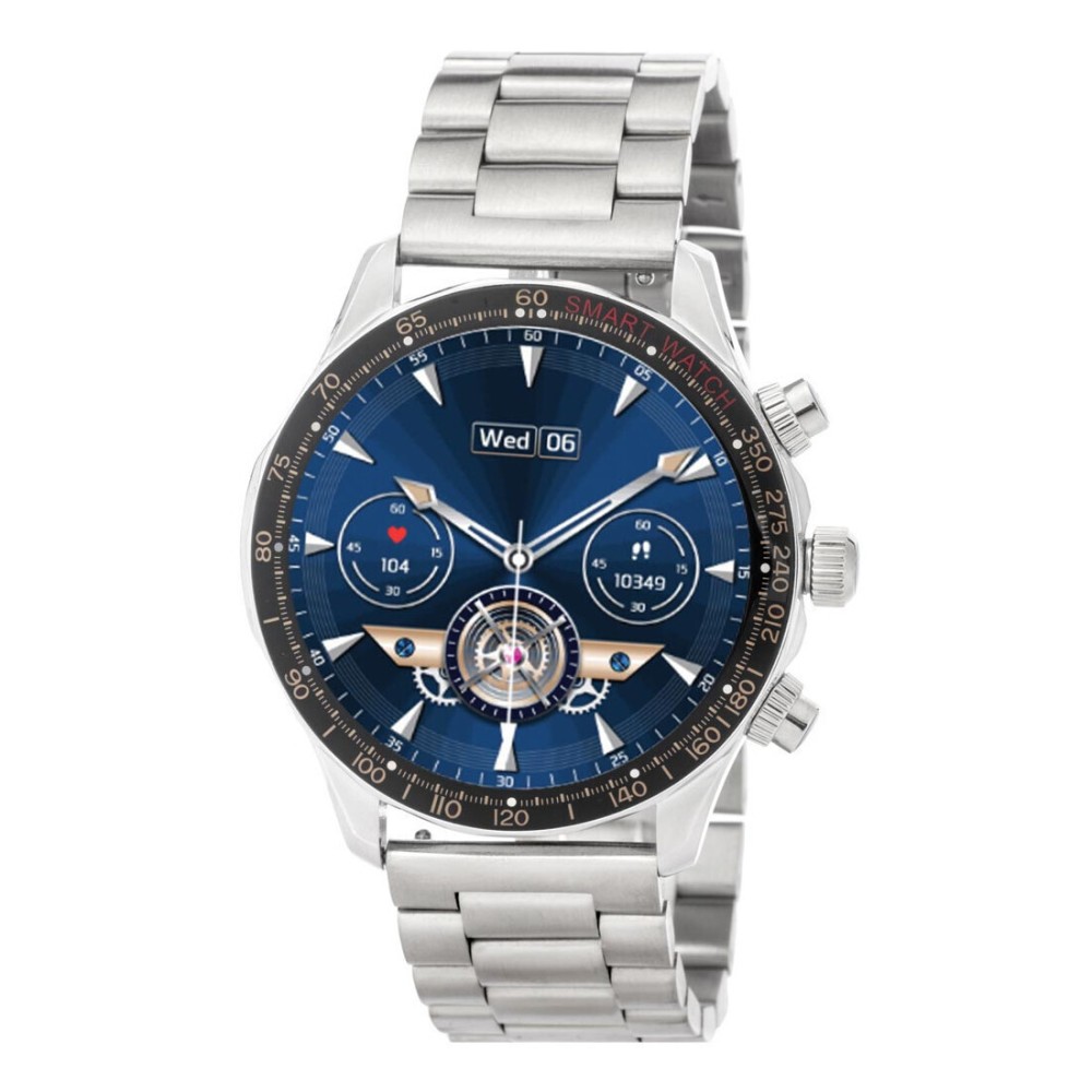 Ρολόι 3GUYS Smartwatch Silver Stainless Steel Bracelet - 3GW6804