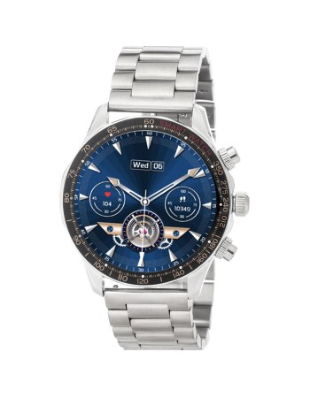 Ρολόι 3GUYS Smartwatch Silver Stainless Steel Bracelet - 3GW6804