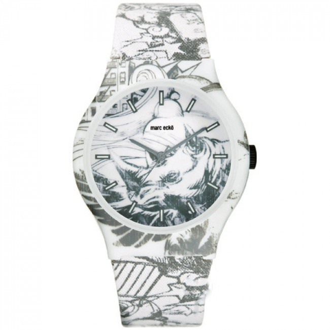 Ρολόι Soldier Artifaks by Marc Ecko Canvas Strap White-Grey - E06517M1