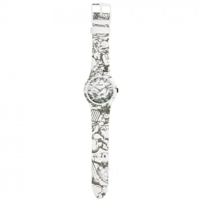 Ρολόι Soldier Artifaks by Marc Ecko Canvas Strap White-Grey - E06517M1