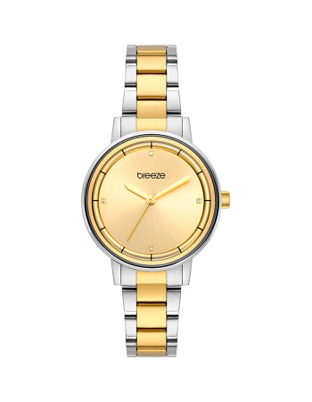 Ρολόι BREEZE Mystique Crystals Two Tone Stainless Steel Bracelet - 712381.2