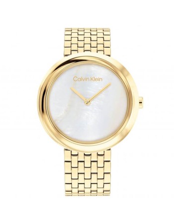 Ρολόι CALVIN KLEIN Twisted Bazel Gold Stainless Steel - 25200321