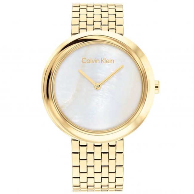 Ρολόι CALVIN KLEIN Twisted Bazel Gold Stainless Steel - 25200321