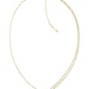 Κολιέ CALVIN KLEIN Γυναικείο Διπλό σε σχήμα Δάκρυ από επιχρυσωμένο ανοξείδωτο ατσάλι 35000080 - 35000081
