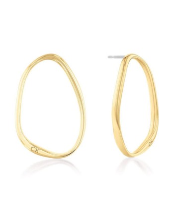 Σκουλαρίκια CALVIN KLEIN Επιχρυσωμένα, από ανοξείδωτο ατσάλι - 35000451