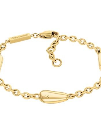 Βραχιόλι CALVIN KLEIN Από Επιχρυσωμένο Ανοξείδωτο Ατσάλι - 35000604