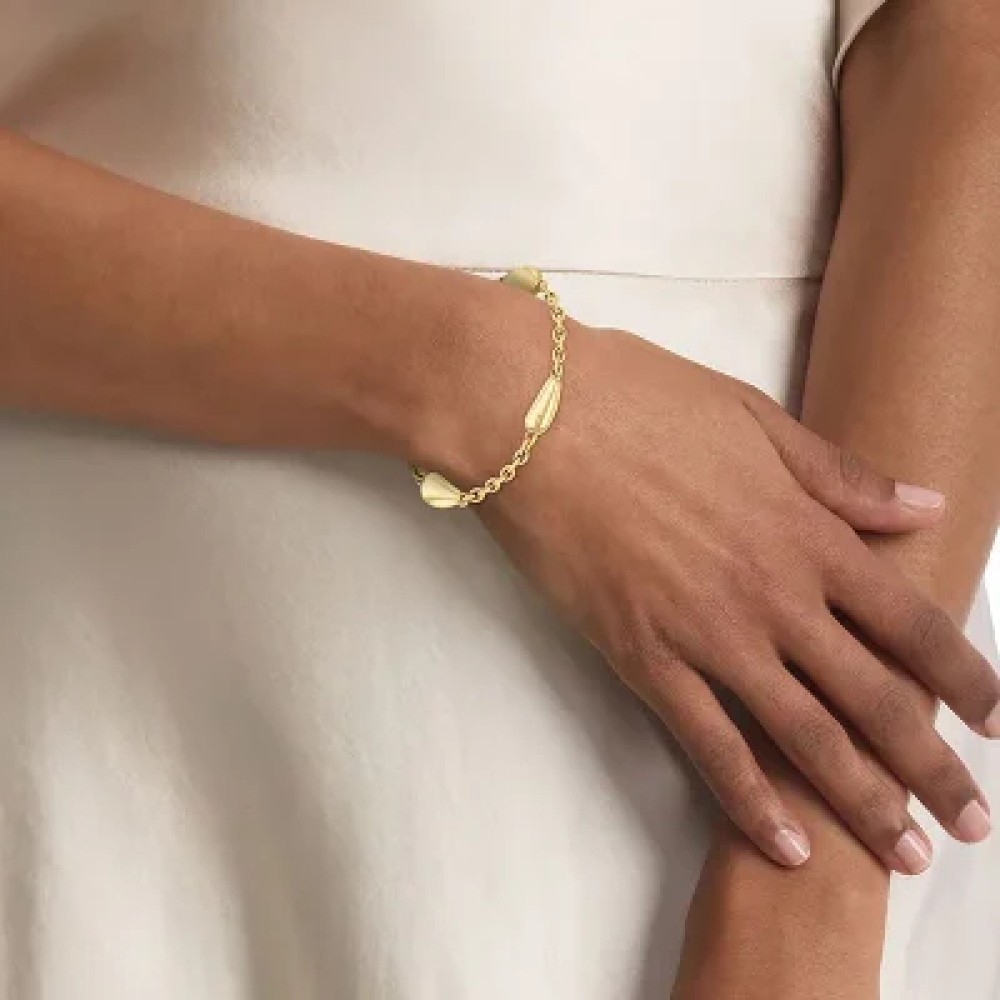 Βραχιόλι CALVIN KLEIN Από Επιχρυσωμένο Ανοξείδωτο Ατσάλι - 35000604