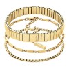 Βραχιόλι CALVIN KLEIN Γυναικείο Goldplated Stainless Steel Triple - 35000838