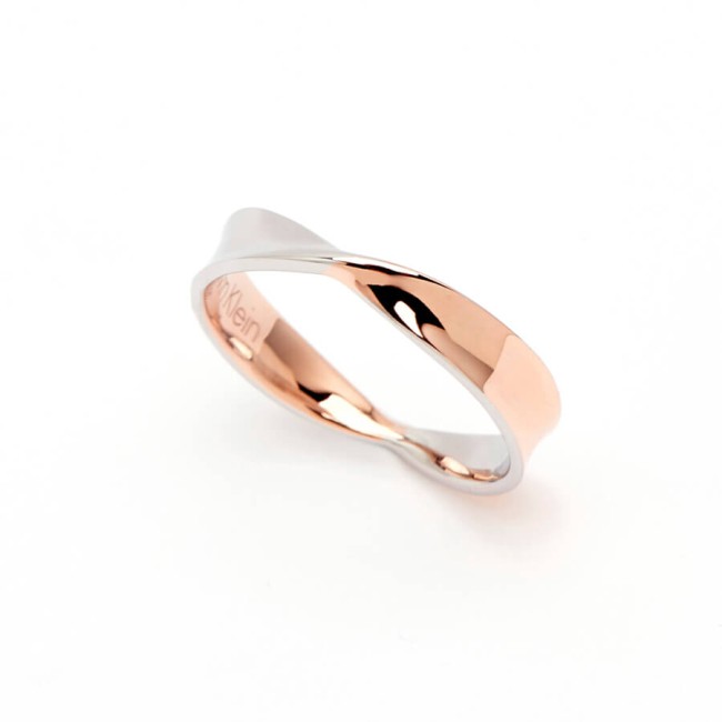 Δαχτυλίδι Calvin Klein Supple Two Tone Από Ατσάλι - KJ7SPR2001