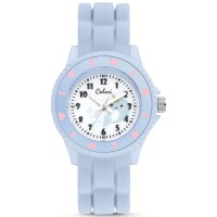 Ρολόι COLORI Kids Light Blue Rubber Strap - CLK114
