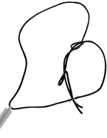 Κολιέ Ανδρικό Comete από Aτσάλι - UGL249