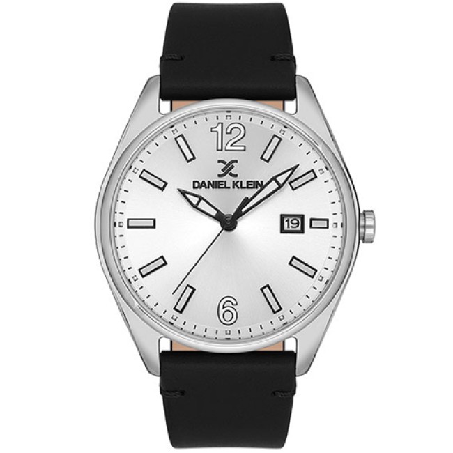 Ρολόι DANIEL KLEIN Premium Black Leather Strap - DK.1.13666-1