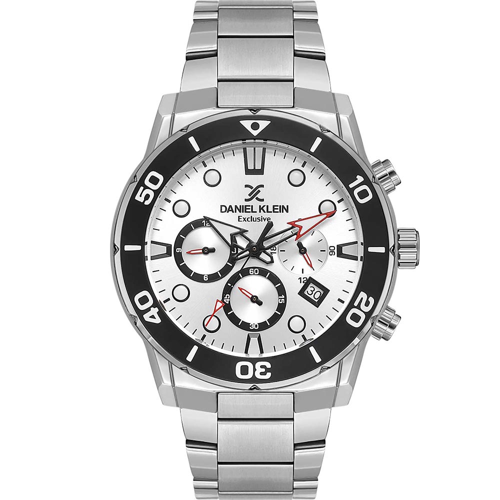 Ρολόι DANIEL KLEIN Chronograph Silver Stainless Steel Bracelet - DK.1.13887-1
