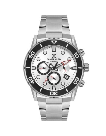 Ρολόι DANIEL KLEIN Chronograph Silver Stainless Steel Bracelet - DK.1.13887-1
