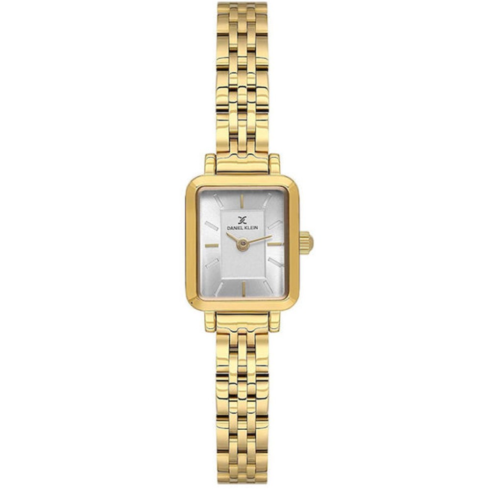 Ρολόι DANIEL KLEIN Premium Women's Square Gold Plated Steel Bracelet - DK.1.13913-4