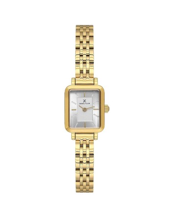 Ρολόι DANIEL KLEIN Premium Women's Square Gold Plated Steel Bracelet - DK.1.13913-4