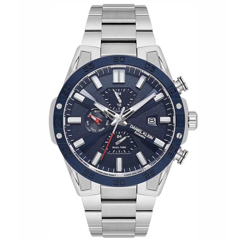 Ρολόι DANIEL KLEIN Men's Silver Stainless Steel Bracelet - DK.1.13974-2