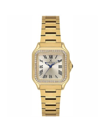 Ρολόι DANIEL KLEIN Premium Women's Square Gold Plated Steel Bracelet - DK.1.14040-2