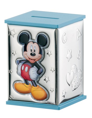 Κουμπαράς DISNEY Mickey Mouse Ασημένιο - D298C