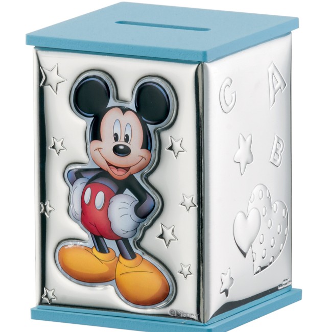 Κουμπαράς DISNEY Mickey Mouse Ασημένιο - D298C