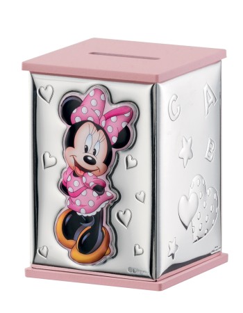 Κουμπαράς DISNEY Minnie Mouse Ασημένιο - D303RA