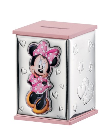 Κουμπαράς DISNEY Minnie Mouse Ασημένιο - D303RA