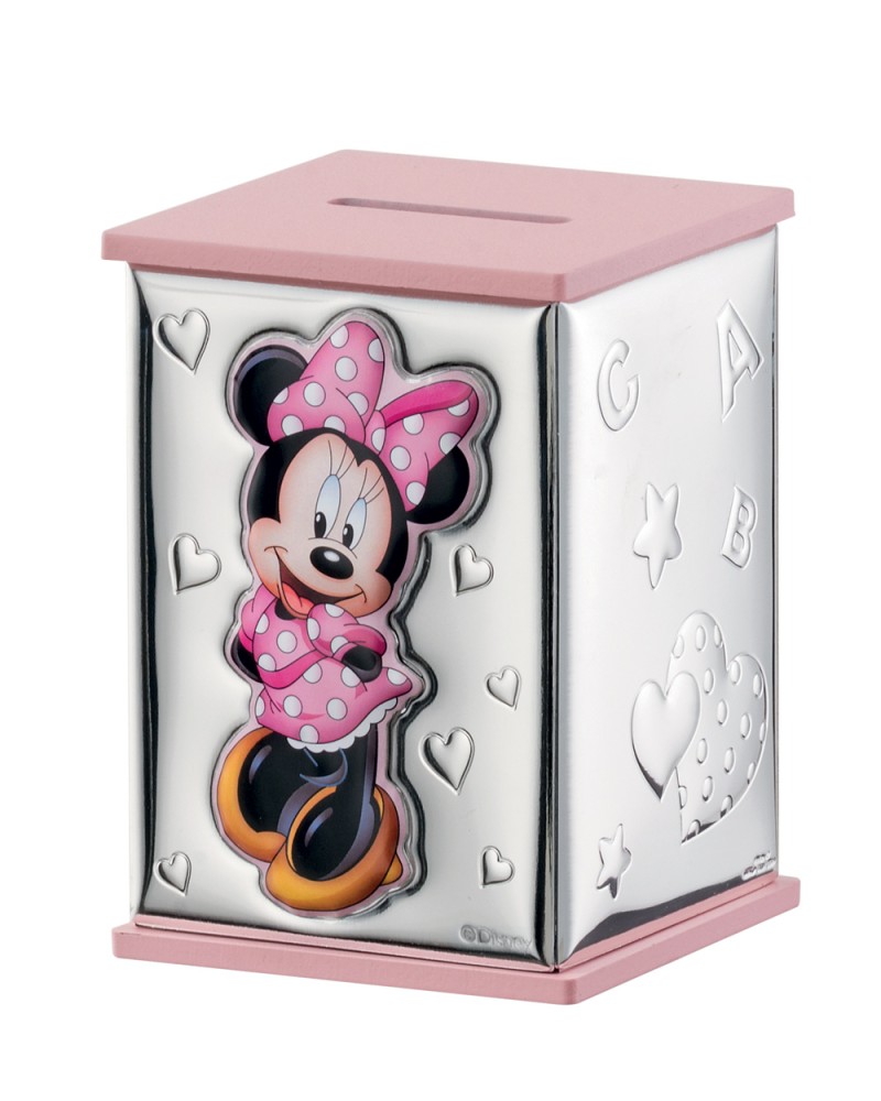 Κουμπαράς DISNEY Minnie Mouse Ασημένιο - D303RA