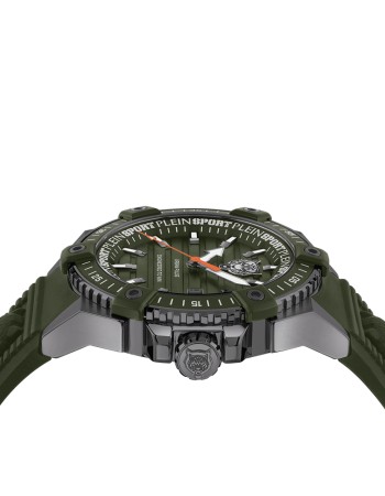 Ρολόι PLEIN SPORT Urban Pulse Stainless Steel Green Silicon Strap - PSFDA0224