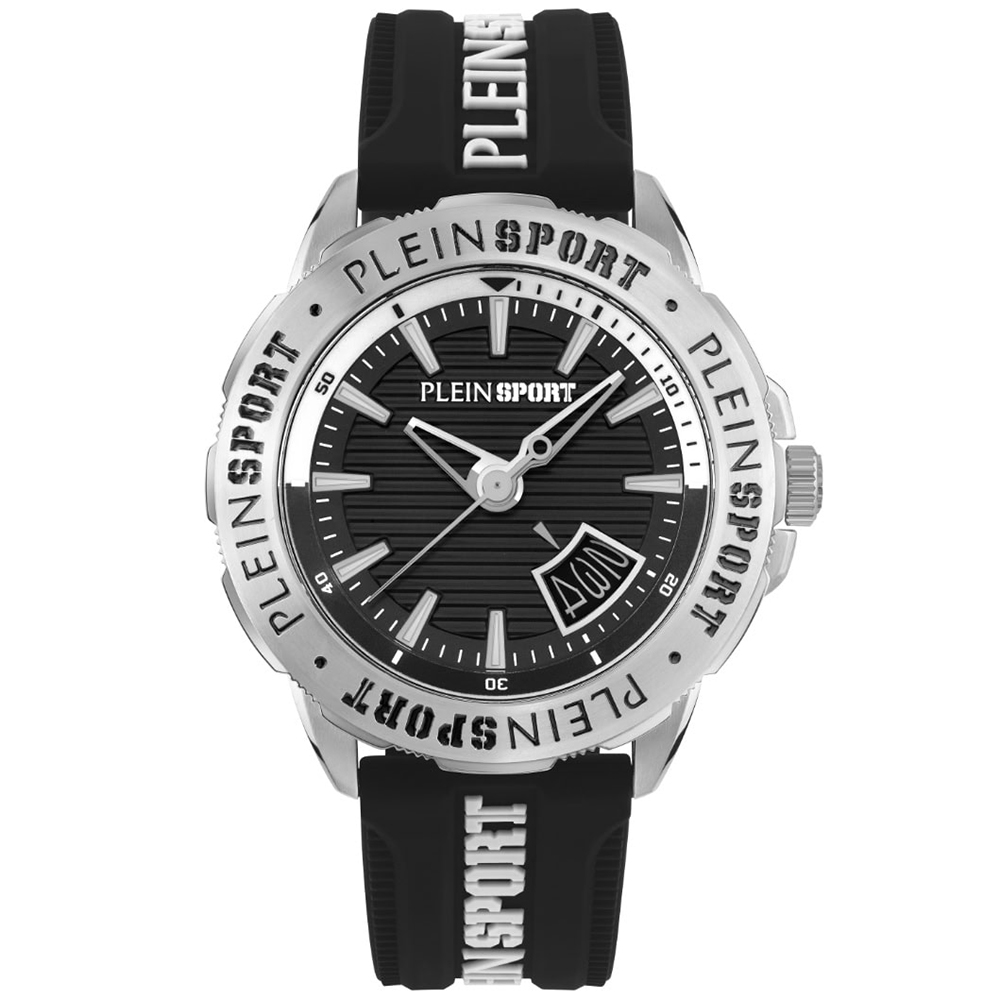 Ρολόι PLEIN SPORT Impact Stainless Steel Black Silicon Strap - PSGDA0424