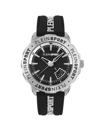 Ρολόι PLEIN SPORT Impact Stainless Steel Black Silicon Strap - PSGDA0424
