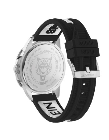 Ρολόι PLEIN SPORT Impact Stainless Steel Black Silicon Strap - PSGDA0424