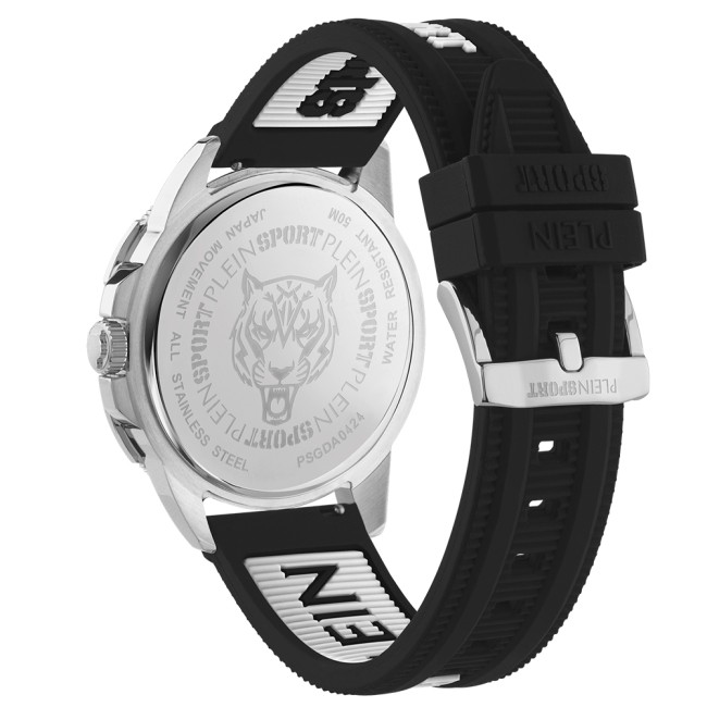 Ρολόι PLEIN SPORT Impact Stainless Steel Black Silicon Strap - PSGDA0424