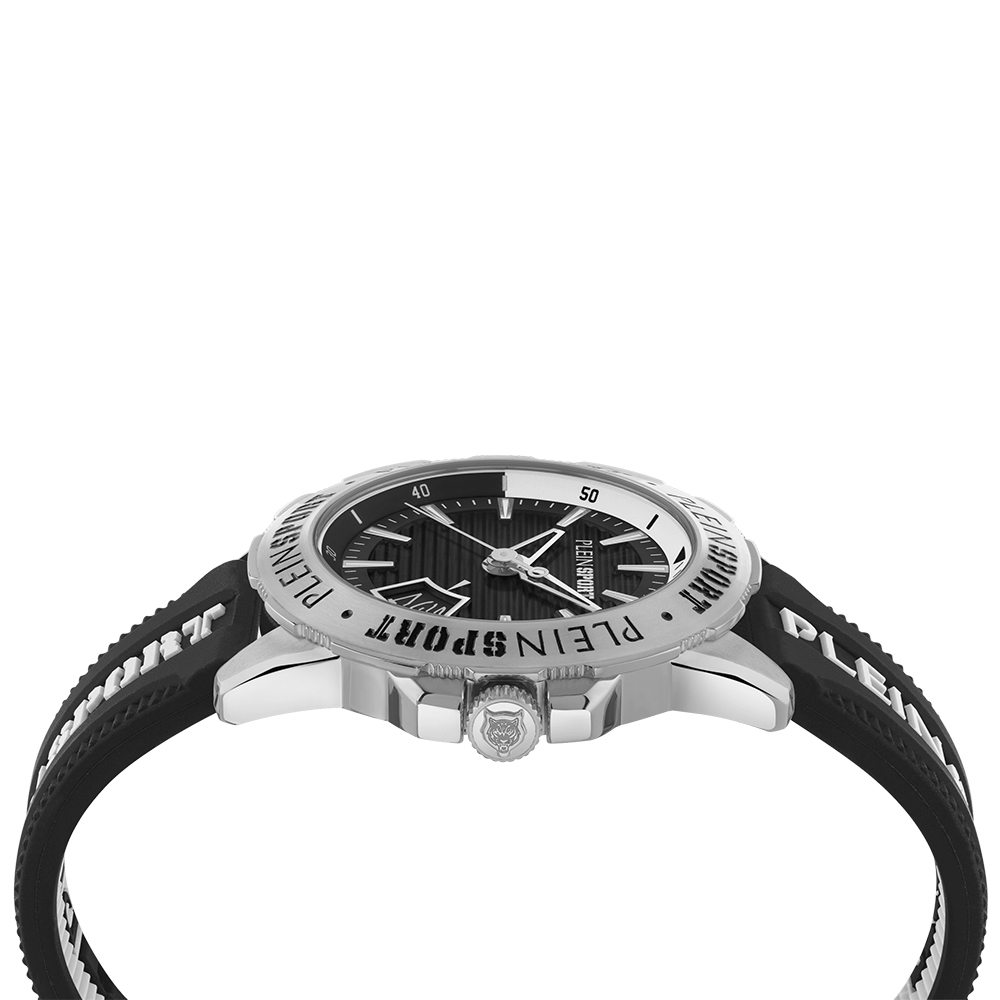 Ρολόι PLEIN SPORT Impact Stainless Steel Black Silicon Strap - PSGDA0424