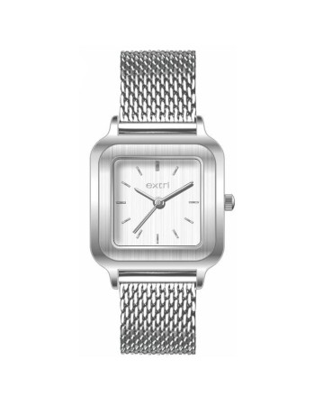 Ρολόι EXTRI Ladies Square Steel Bracelet - E1079L-A