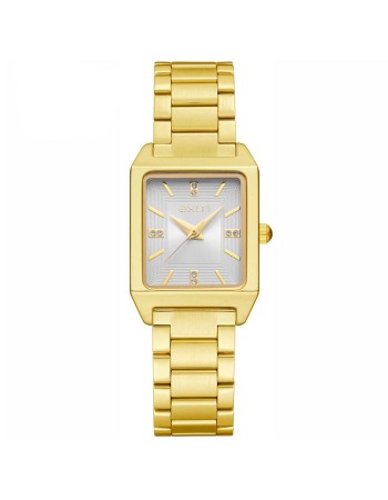 Ρολόι EXTRI Ladies Square Steel Bracelet - E1097L-A