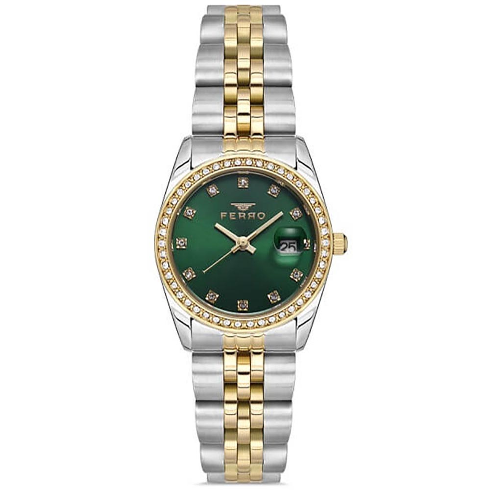 Ρολόι FERRO Two Tone Stainless Steel Bracelet - FL21450AWT-D6