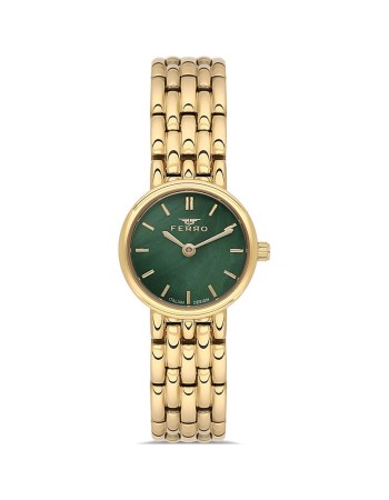 Ρολόι FERRO Gold Stainless Steel Bracelet - FL21486AWT-B6