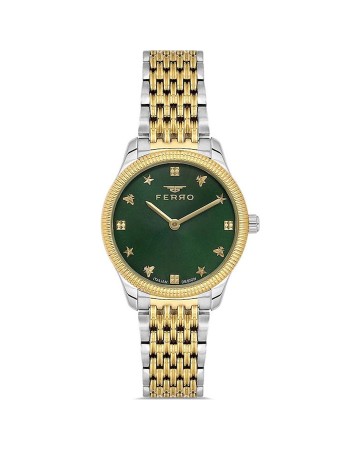 Ρολόι FERRO Two Tone Stainless Steel Bracelet - FL21512AWT-D