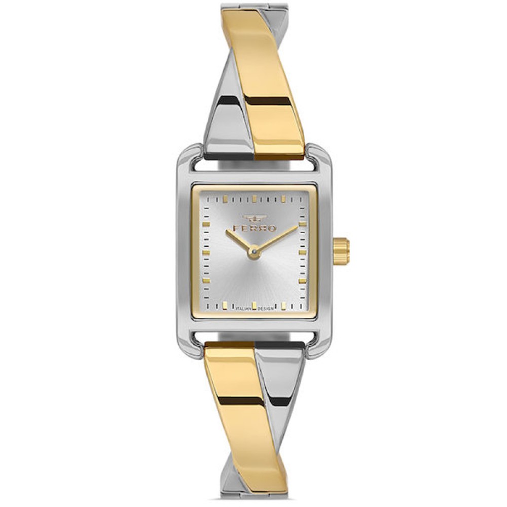 Ρολόι FERRO Two Tone Stainless Steel Bracelet - FL40155A-D