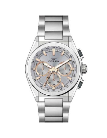 Ρολόι FERRO Men's Stainless Steel Bracelet - FM11587AWT-A4