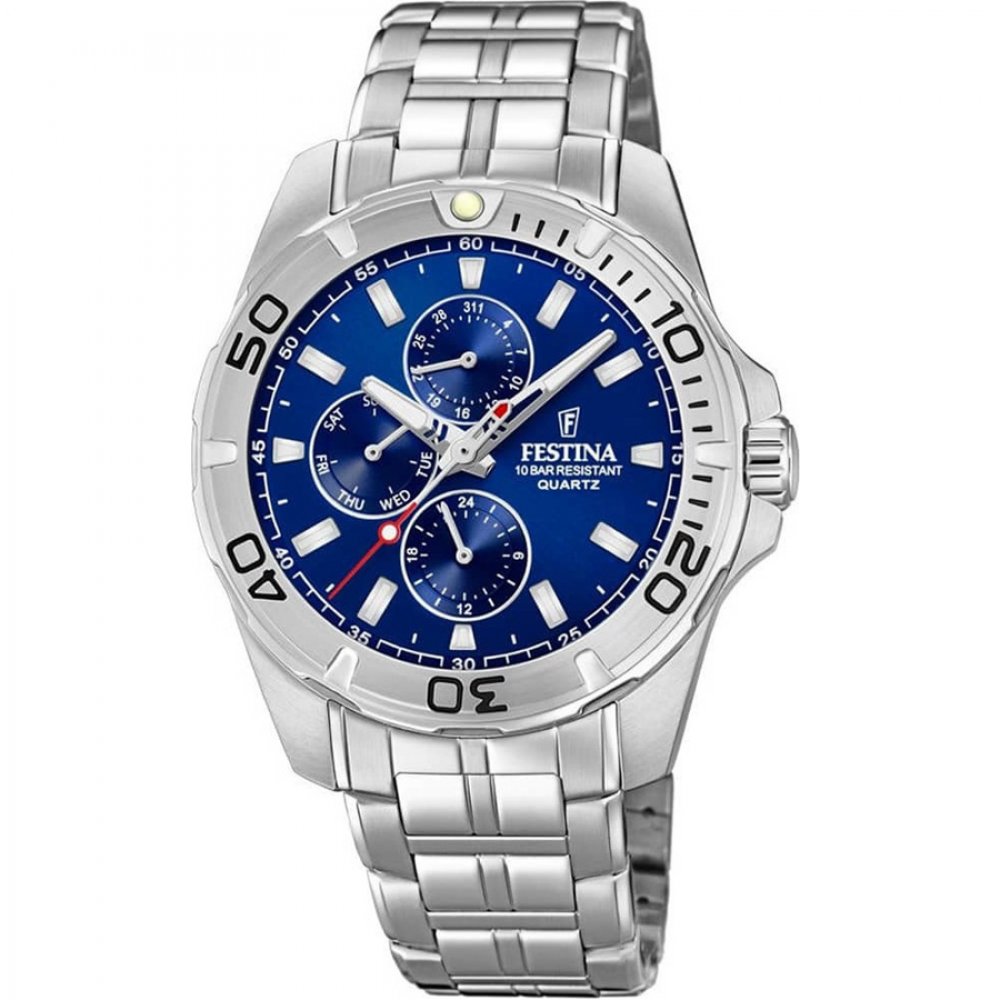 Ρολόι FESTINA Multifunction Stainless Steel Bracelet - F20445-2
