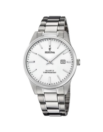 Ρολόι FESTINA Gent's Date Silver Stainless Steel Bracelet - F20511-2